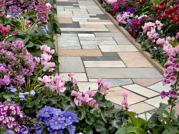 Garden Path Installation in Sarasota