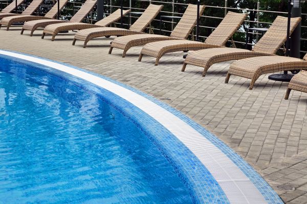 Poolside Hardscaping in Sarasota